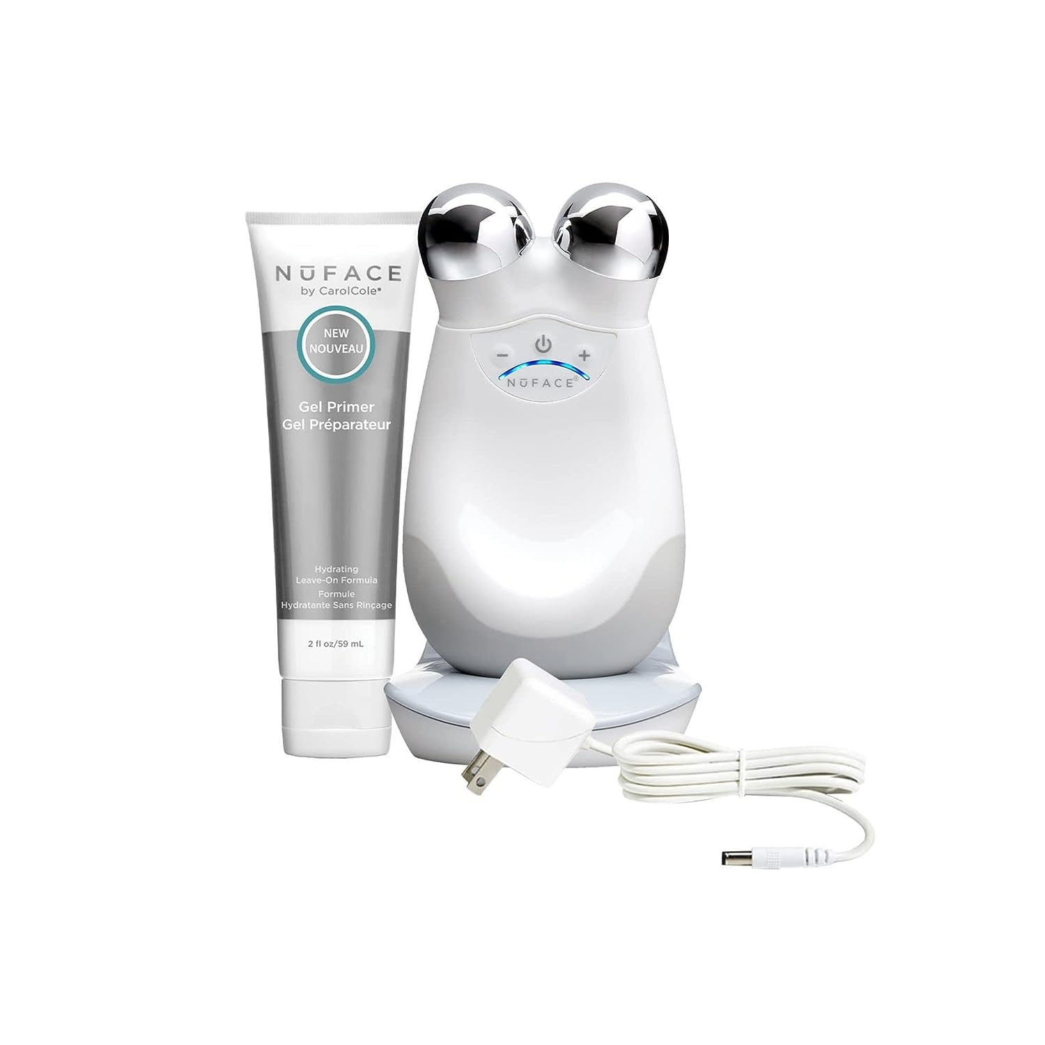 Starter Kit. Facial Toning Device with Hydrating Leave On Gel Primer, 2 Fl Oz