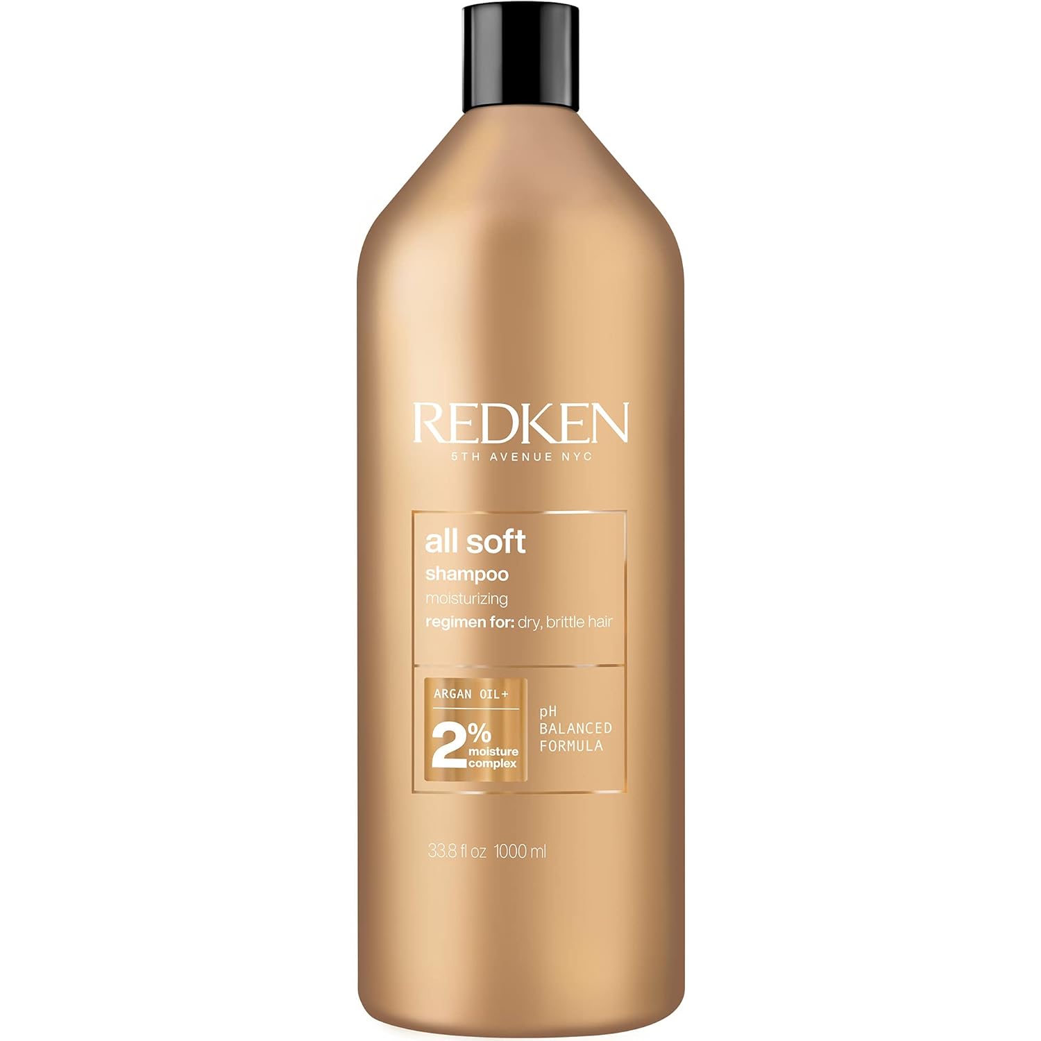 All Soft Shampoo | Deeply Moisturizes and Hydrates | Provides Intense Softness and Shine | Safe for Color-Treated Hair | For Dry or Brittle Hair | With Argan Oil